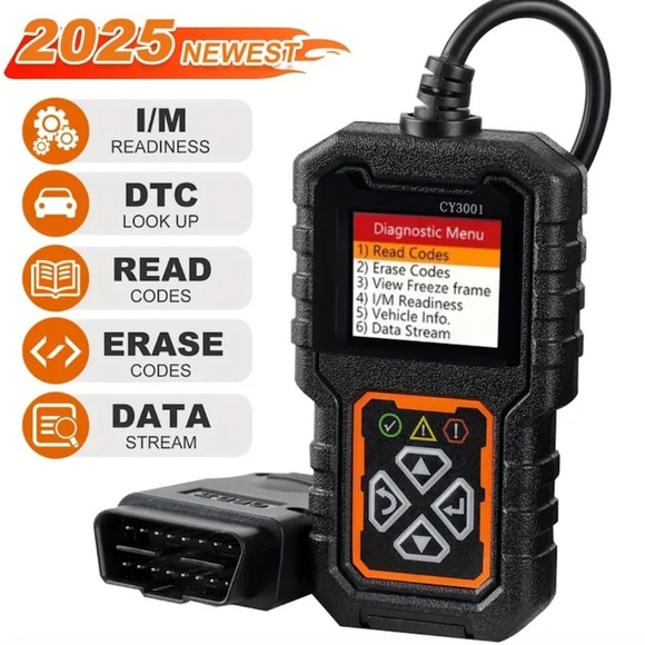 POWERSCAN Universal OBD2 Scanner Code Reader Engine Fault Scanner NWT - Picture 1 of 5